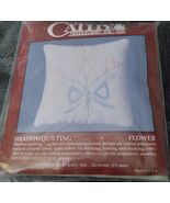 Cathy Needlecraft Stamped Embroidery Sachet Kit Flower Shadowquilting 4x... - $181.42 MXN