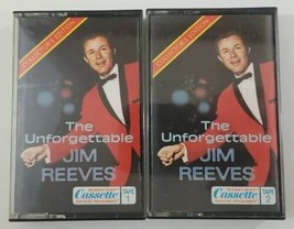 The Unforgettable Jim Reeves Cassette Tape 1 Tape 2 Readers Digest 1979 - £15.03 GBP