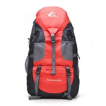 50L Large-capacity Outdoor Backpack Men and Women Camping Hiking Mountaineering  - £55.36 GBP