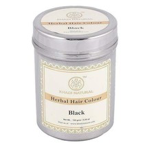 Khadi Natural Herbal Hair Color Black 150 gm Ayurvedic Dye Baldness Grey Care - £21.61 GBP