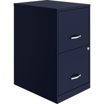 Lorell SOHO Lateral File, 24.5&quot; Height x 14.3&quot; Width x 18&quot; Depth, Navy - £144.73 GBP