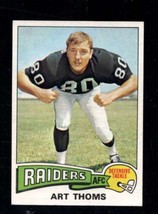 1975 Topps #123 Art Thoms Nm Raiders Nicely Centered - £4.23 GBP