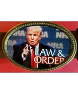 TRUMP 2020 Epoxy Belt Buckle  - LAY &amp; ORDER - NEW! - $16.78