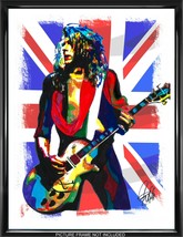 Steve Clark Def Leppard Guitar Hard Rock Music Print Poster Wall Art 18x24 - £21.17 GBP