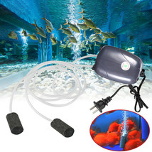 Hot SALE!Stabe 120 Gal Aquarium Fish Tank Oxygen Air Pump Hydroponics Ae... - £15.71 GBP