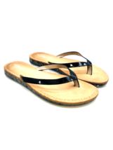 Cool Planet Steve Madden Planet Thong Sandals- Black Croco, US 10 *used* - £16.56 GBP
