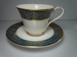 Royal Doulton Carlyle Footed Cup &amp; Saucer Set - £45.29 GBP