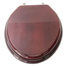 Signature Hardware 153867 Luxury Oak Elongated Toilet Seat - Mahogany - $65.90