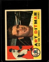 1960 Topps #430 Art Ditmar Ex Yankees (Mk) *NY12142 - £1.92 GBP
