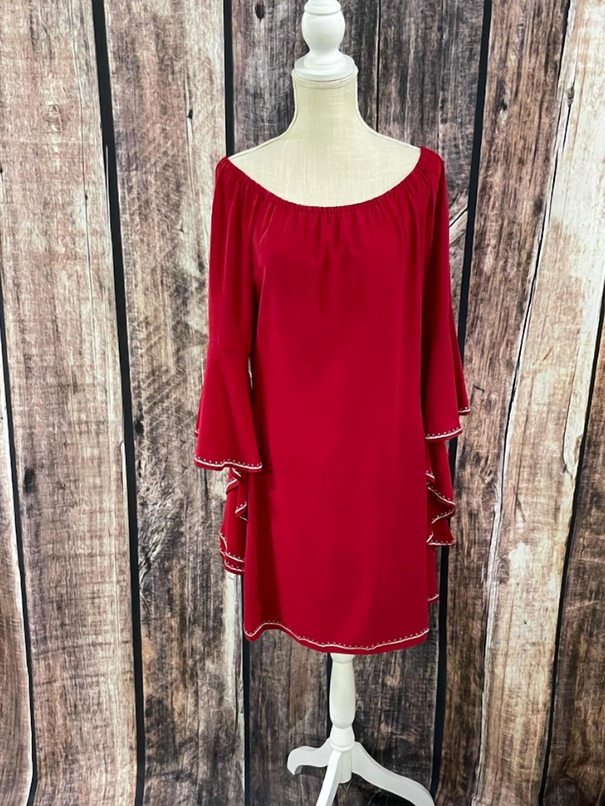 Rockwell Tharp adrianna dress in Red