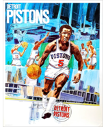Detroit Pistons 1970 Vintage Original NBA METAL SIGN 12X8IN - $691.03 MXN