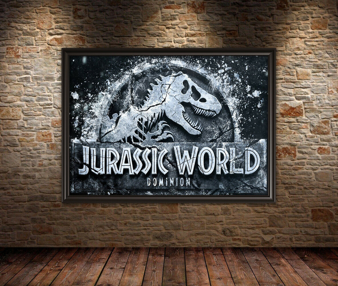 JURASSIC WORLD DOMINION Movie Poster - Wall Art Deco-Jurassic Park Wall ... - $4.81