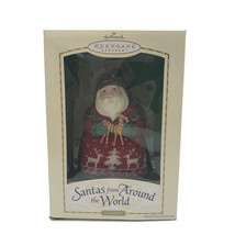 Hallmark Ornament 2004 Santas From Around the World Norway  Reindeer Porcelain - £18.26 GBP