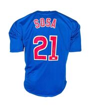 Sammy Sosa Signed Chicago Cubs Royal Blue Jersey Beckett Certified COA - $157.41