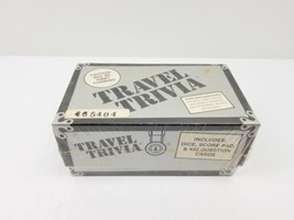 Vintage Travel Trivia Game Question Cards Sports Geography Arts Food His... - $19.75