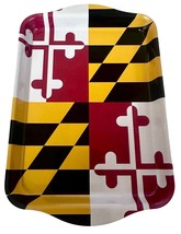 Maryland Flag Metal Rolling Tray - £10.15 GBP