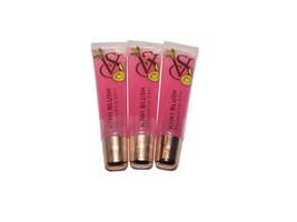 Victoria&#39;s Secret Kiwi Blush Flavored Lip Gloss 13 g each - Lot of 3 - $22.99