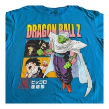 Dragon Ball Z T-Shirt Piccolo Gohan Men&#39;s Large Anime Green Goblin Flying - £22.36 GBP