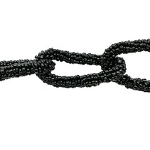 Necklace 18.5 inch Black Bead Chain Link - £18.77 GBP