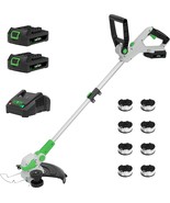 Soyus Weed Wacker 12 Inch String Trimmer Cordless 20V Electric Weed Eate... - $77.96