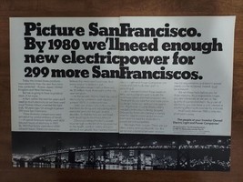 Investor Owned Electric Light And Power Co 1970 Vintage Print Ad San Fra... - $8.90