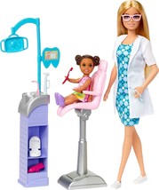 Barbie Careers Dentist Doll and Playset with Accessories, Medical Doctor Set, Ba - £19.42 GBP