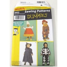 Simplicity 3603 Halloween Costumes Sewing Pattern Uncut  6 Months To 4 Years - £7.83 GBP