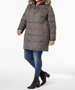 Michael Kors Women&#39;s Winter Outerwear fur hood parka coat Jacket plus1X ... - $5,140.47 MXN
