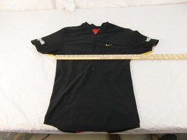 Adult Men&#39;s Nike Dri-Fit Red Black Yellow Gray Reflective Cycling Top 30293 - £12.93 GBP