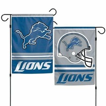 Detroit Lions NFL LIC. Flag 12x18 Garden Style 2 Sided GREAT GIFT FREE S... - $14.73