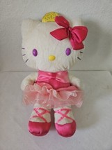 2009 Sanrio Hello Kitty Princess Ballerina Plush Stuffed Animal 12&quot; Pink Tutu - £27.19 GBP