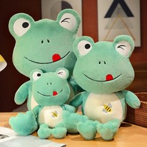 Lovely Long Leg Frog Plush Toys Cute Smile Frog Plush Pillow Stuffed Soft Animal - £13.81 GBP