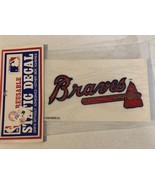 Vintage Atlanta Braves Decal Baseball Georgia Box4 - £6.99 GBP