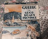 1932  Quebec Canada Guide Book Info Photos Map Vintage Travel Souvenir - $5.93
