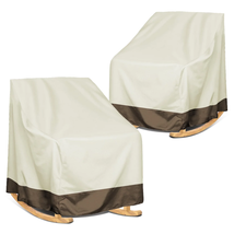 2 Pcs Outdoor Rocker Patio Chair Cover Waterproof Furniture Protector , ... - £36.01 GBP