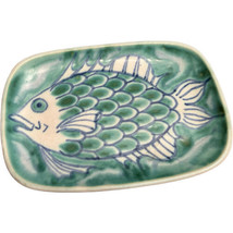 Vintage ANDERSEN DESIGN Maine Pottery Fish Pattern Sandwich Tray Brenda Andersen - £118.98 GBP