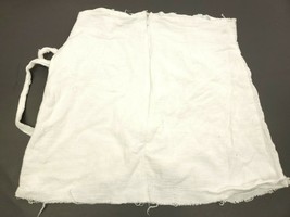 Mint Vanilla Women&#39;s White Tie Rough Hem Casual Skirt Size 8 - £11.95 GBP