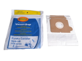 Eurkea Style UB Vac Bags Micro Lined Allergen 3530 Series 61240-12 314 75 Bags - £68.22 GBP
