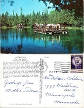 Michigan Manistique Kitchitikipi Posted 1959 to Minneapolis VTG Postcard - £7.39 GBP