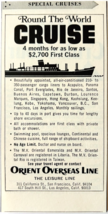 1972 Orient Overseas Cruise Line Advertisement Ship Transportation Vinta... - $28.18 CAD