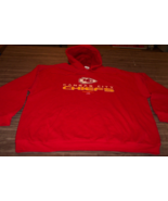 KANSAS CITY CHIEFS NFL FOOTBALL NFL HOODED HOODIE SWEATSHIRT 3XL XXXL NEW - $48.66 CAD