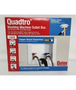 Oatey Quadtro Washing Machine Outlet Box w/ Valves 38529 - $39.00 CAD