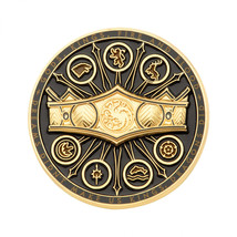House of The Dragon Golden Crown Pin Multi-Color - £11.78 GBP