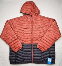 Columbia Men&#39;s Westridge 650 Down Hooded Jacket Gray Orange Puffer Size ... - $118.79