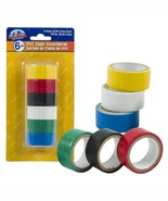 6 Piece PVC Electrical Tape Assortment - $54.28 MXN