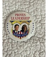 Vintage Al & Tipper Gore 2000 "Proven Leadership" Pin Button Election Ca... - $110.43 MXN Vintage Al & Tipper Gore 2000 "Proven Leadership" Pin Button Election Ca... - $110.43 MXN