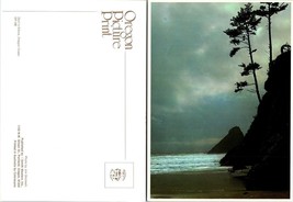 One(1) Oregon Coast Devil&#39;s Elbow Rainy Gray Ocean Cliffs VTG Postcard - £7.51 GBP