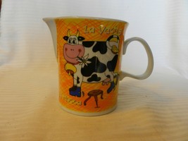 The Cow La Vache La Mucca Die Kuh Large Milk Creamer From Cotter, Swiss - £32.05 GBP