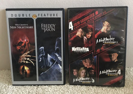 A Nightmare on Elm Street 1-4 Set Plus New Nightmare and Freddy vs Jason 4 Discs - £7.72 GBP