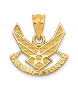 FindingKing 14K Gold US Air Force Charm 17mm Long X 16mm Wide - £102.61 GBP